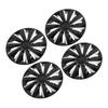 4Pcs Hubcap Wheel Cover Snap On Universal 15in Wheel Rim Cover Exterior Accessories Replacement for