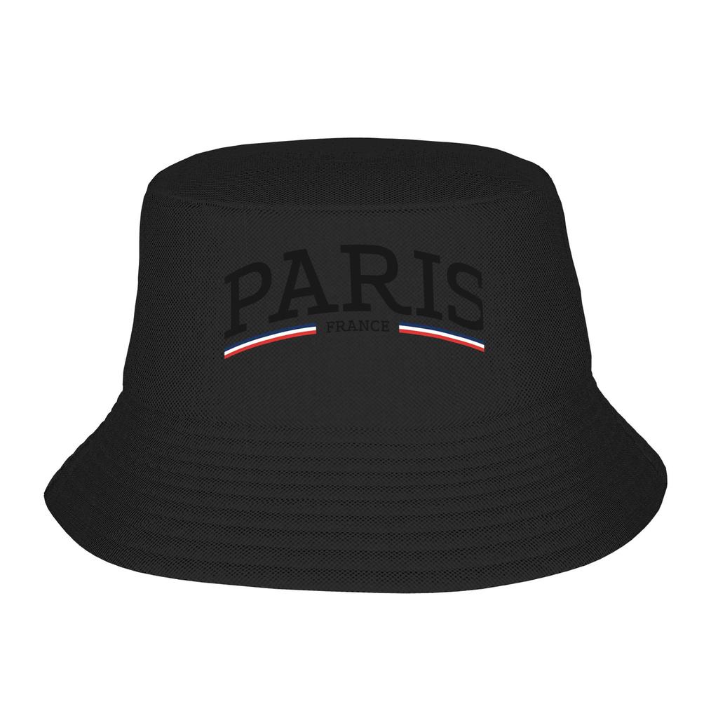 Paryż Francja Kapelusz Bucket Lato Vintage Wędkarz Unisex Kapelusze Dla Unisex Kobiet Osobowość Czapki Wędkarskie Styl Uliczny Graficzne Kapelusze z Daszkiem