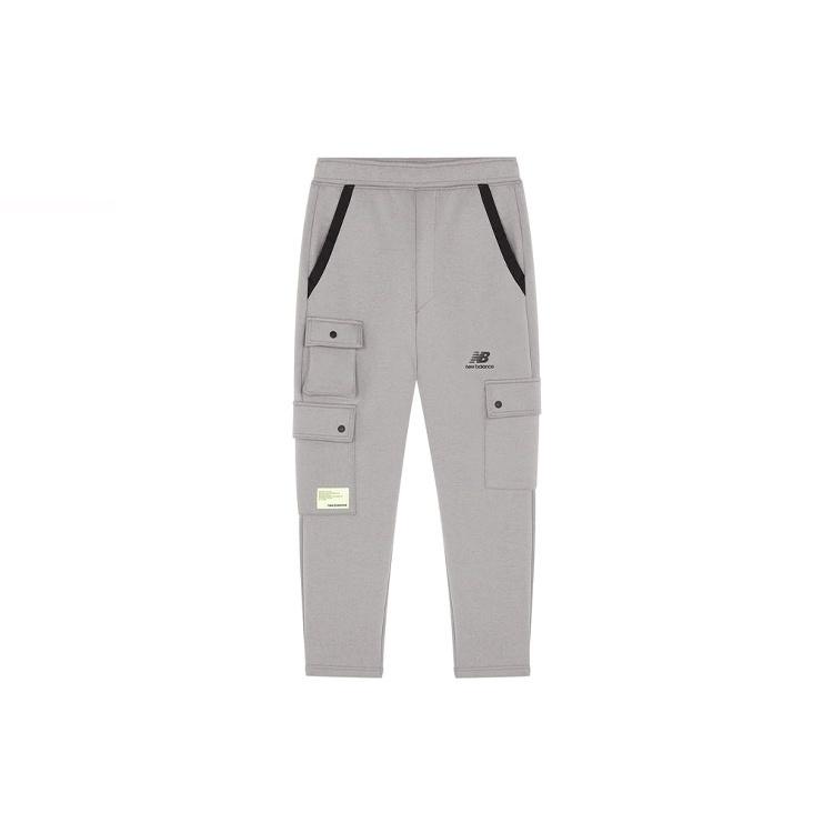 New Balance CNY Logo Cotton Cargo Pants Asia Sizing Grey Black Men s AMP21365-MHD L