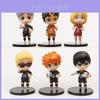 Haikyuu Anime Pvc Figure Set Shoyo Hinata Tobio Kageyama Collectible Desktop Car Decor