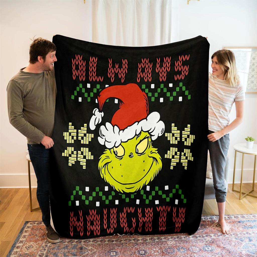 Flannel Blanket Christmas Blanket Personalized Blanket Digital Print Blanket