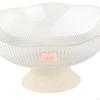 Decorative Pedestal Bowl Detachable Drainage Minimalist Serving Tray Fruit Basket for Drawing Room