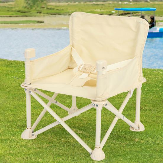 Portable 3-in-1 Baby Booster Seat Cozy Floor Seat with Feeding Tray Foldable Toddler Booster with Safety Belt And Storage Bag for Travel Dining