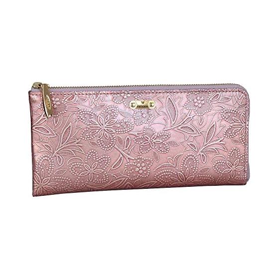 

[VREASON] VREASON Anemone L-shaped zipper long wallet (Pink)