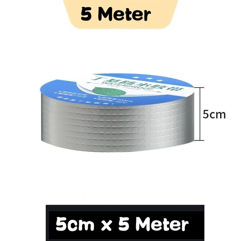 

Butyl Patching Tape Butyl Waterproof Tape Aluminum Foil Material Friction Resistant High Temperature Resistance