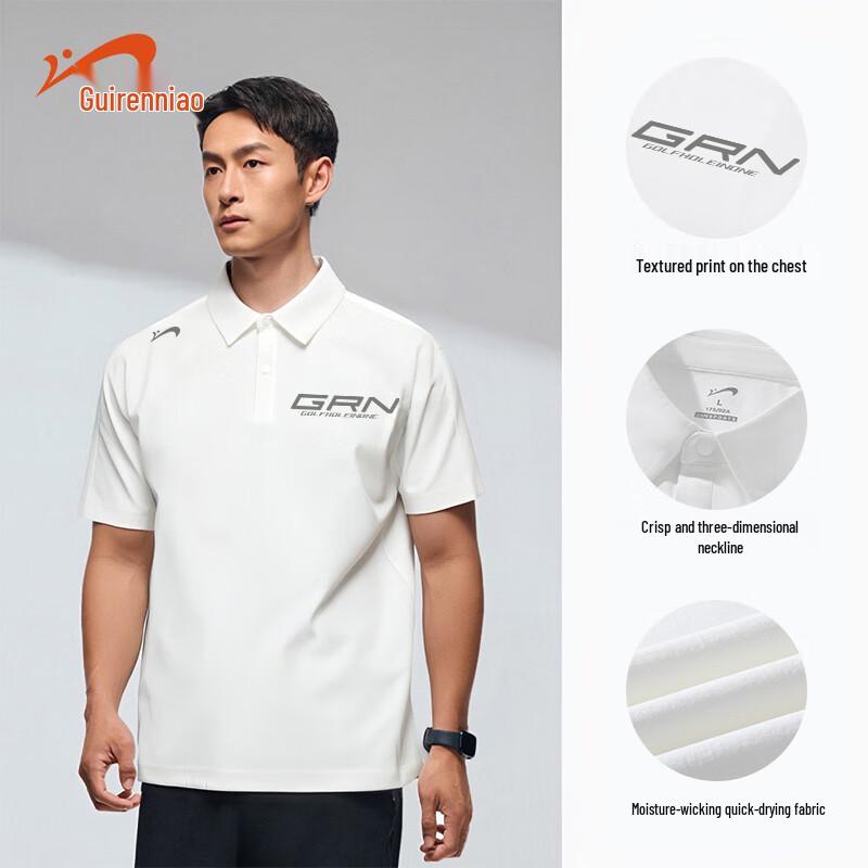Guirenniao Men s Quick-Dry Sport & Casual Polo Shirt XL