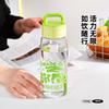 Water Bottle Simple High Value Cute Cartoon Pattern Plastic Cup Portable Outdoor Sports Water Cup High Temperature Portable Direct Drinking Cup