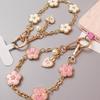 Flower Cell Phone Chain Pendant Mobile Phone Lanyard Jewelry Gift Mobile Phone Strap  New Year Gift