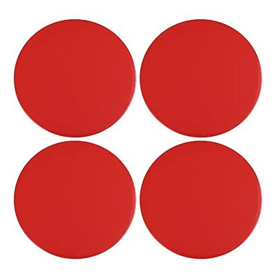 4 adet 45mm Rozet Çıkartma Etiket Jant Merkezi Göbek Kapağı Amblem Araba Evrensel Kırmızı