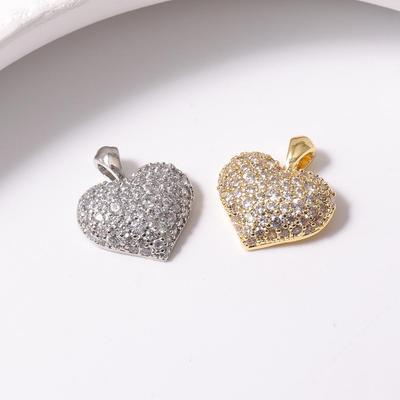 Collana Ciondolo Croce Cuore Strass Bicolore, Catena da Maglione Lusso da Donna 2026
