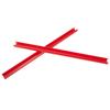 2pcs Grill Bar V Brace For BMW E60 E65 E66 Front Grille Trim Strips Car Decorations Sticker Replacement Accessories