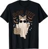 Boo JEE Boujee Pink Ghost Halloween October Vibes T-Shirt