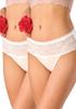 Women's Midi Bikini Bottoms Viscose with Lace 2-pack Key LPC 156