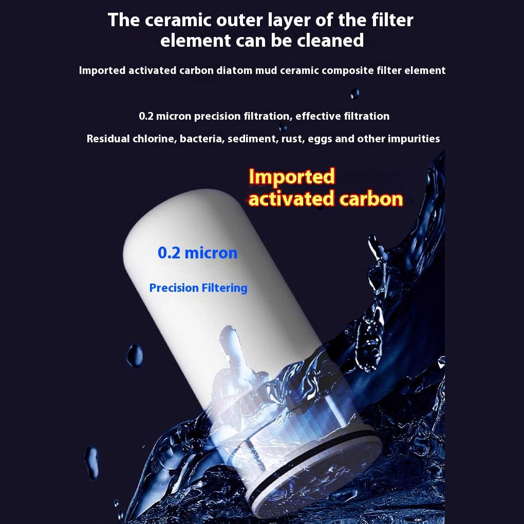 Faucet Water Purifier Tap Water Purification Filter Kitchen Filter Direct Drink ABS Water Filter Taps 7Layer Composite Cartridge