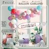 Deerzon Birthday Decorations Unicorn Balloon Set for Star Birthday Party Decorations Girls, Balloons, (No Numbers)