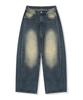 ULIFEZIP Teen Side Pintuck Denim Women'S Washed Pants 6 Colors [Ulzd_0010] (B Type)