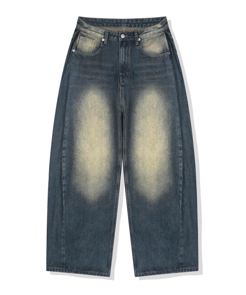 ULIFEZIP Teen Side Pintuck Denim Women'S Washed Pants 6 Colors [Ulzd_0010] (B Type)
