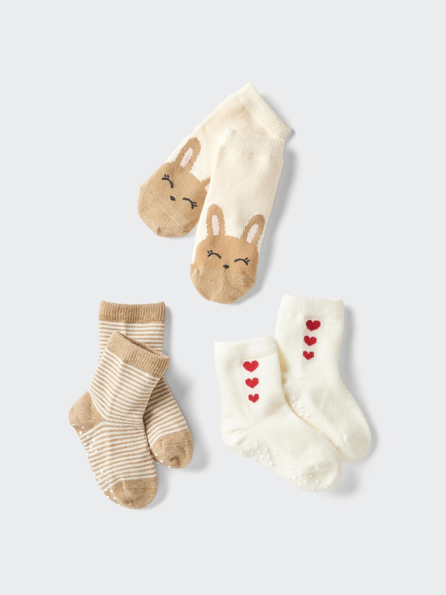Носки Uniqlo Japan 3 пары 30 NATURAL/912cm