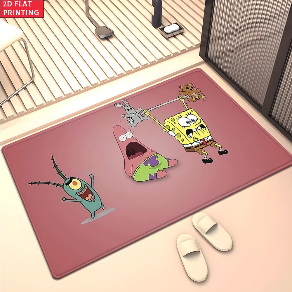Cartoon and Anime Large Room Carpet Non Slip Cartoon Kids Bedroom Living Room Floor Mat Home Decor Children's Play Carpet