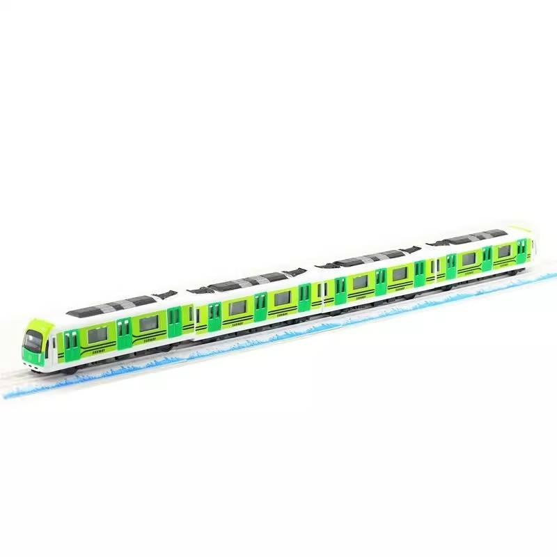 City Alloy Simulated Subway And Bullet Train Models For Collection And Display