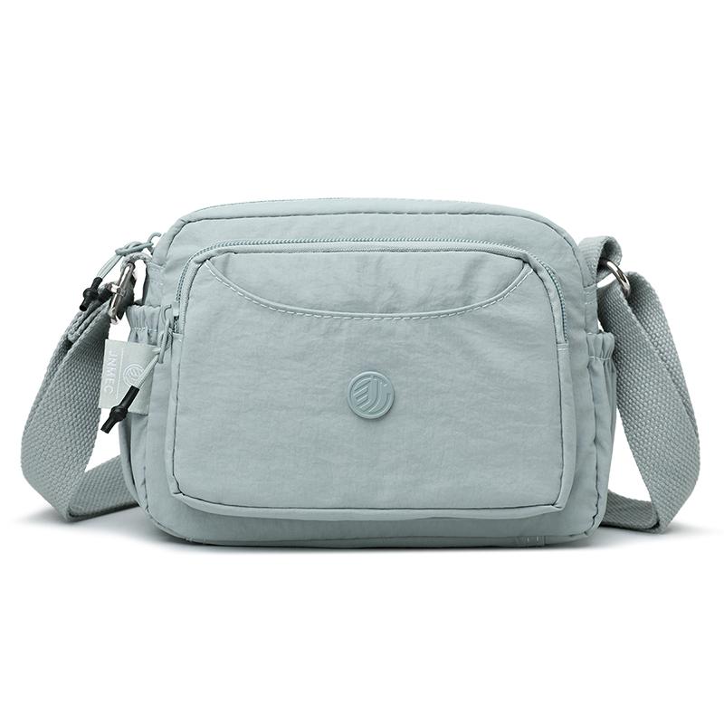 2025 New Jialongshi Fashionable and Versatile Women's Single Shoulder Bag, Casual and Simple Crossbody Bag, Waterproof Nylon Fab