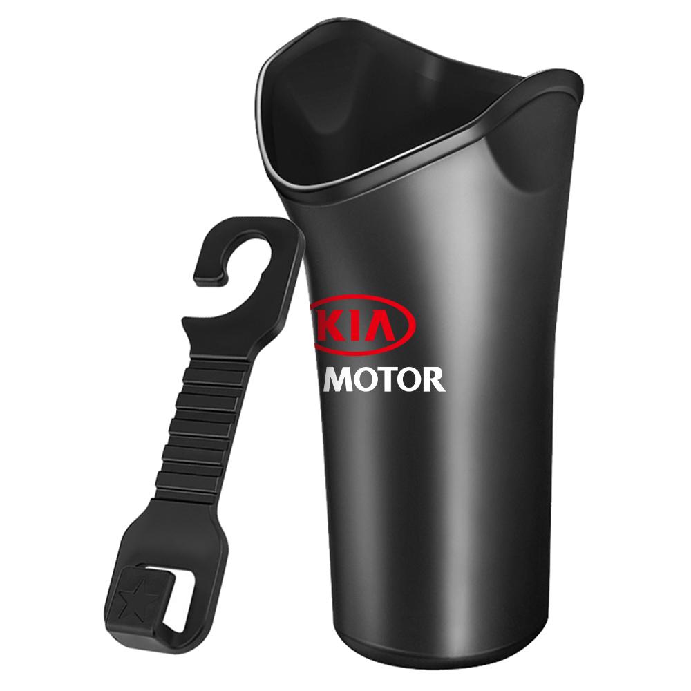 

2026 Hot Car Sticker Car Backseat Cup Holder Garbage Can Auto Umbrella Storage For KIA Sportage Ceed Sorento Cerato Optima Pican