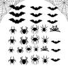 LED Bat Wall Sticker Lighted Bat Spider Decals Realistic 3D LED Wall Sticker for Dorm Bathroom Bedroom Classroom Party Halloween