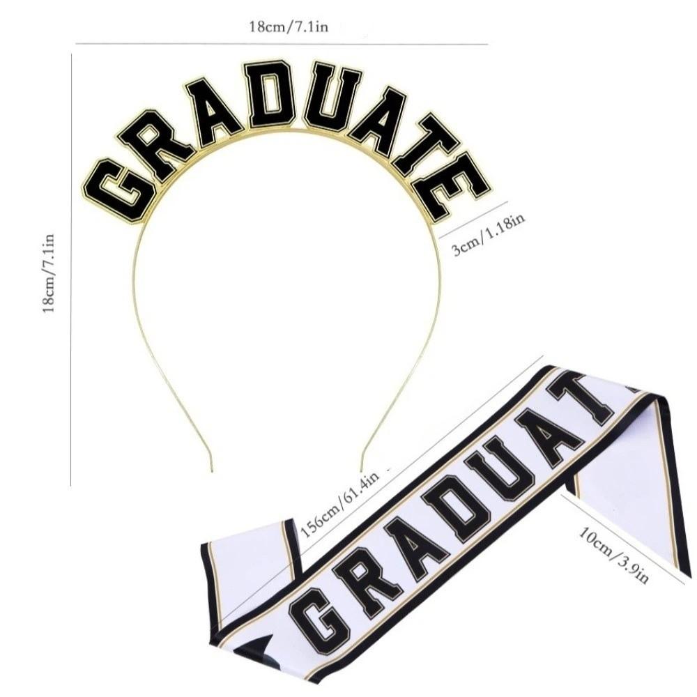 Graduation Theme Graduation Sash Kit Class of 2026 Graduate Sash Belts Etiquette Belt School Party