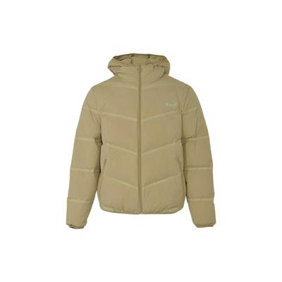 Puma Solid Color Drop Shoulder Loose Casual Warm Hooded Long Sleeve Puffer Jacket Unisex Outerwear Brown 674640-12