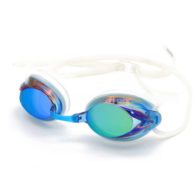 Adult-sized Anti-fog High-definition Waterproof Professional Competition Electroplated Swimming Goggles2