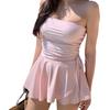 Korean-Inspired Solid Color Bikini Set & Cover-Up: Chic, Slimming, and Stylish Swimsuit for Women