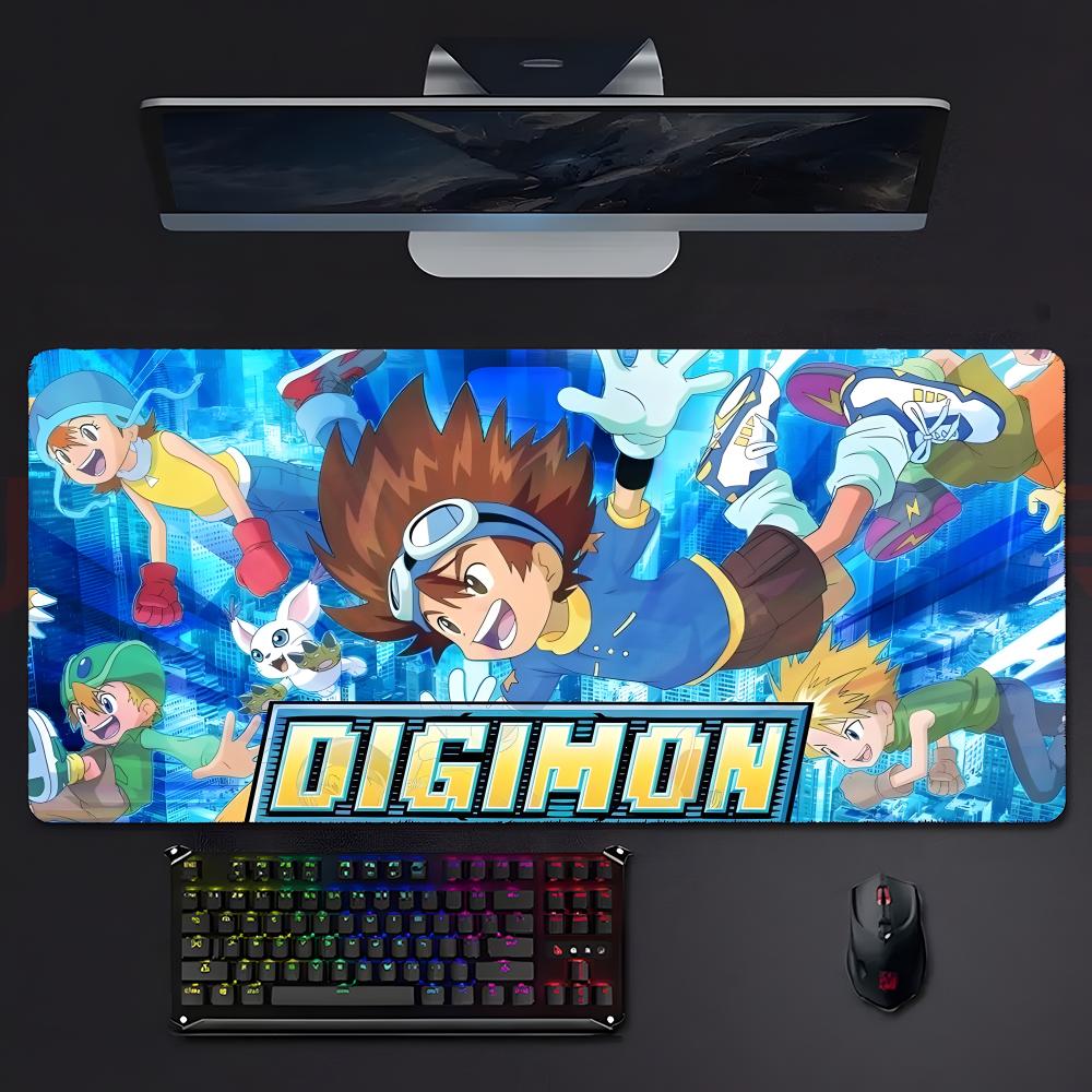 Classic Fun Anime Ddigimon Aadventure Mouse Pad Large Gaming Mousepad With Stitched Edges Thickened Desk Mat Pc