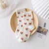 Cute Teddy Bear Character Student Socks Set (3 Pairs)