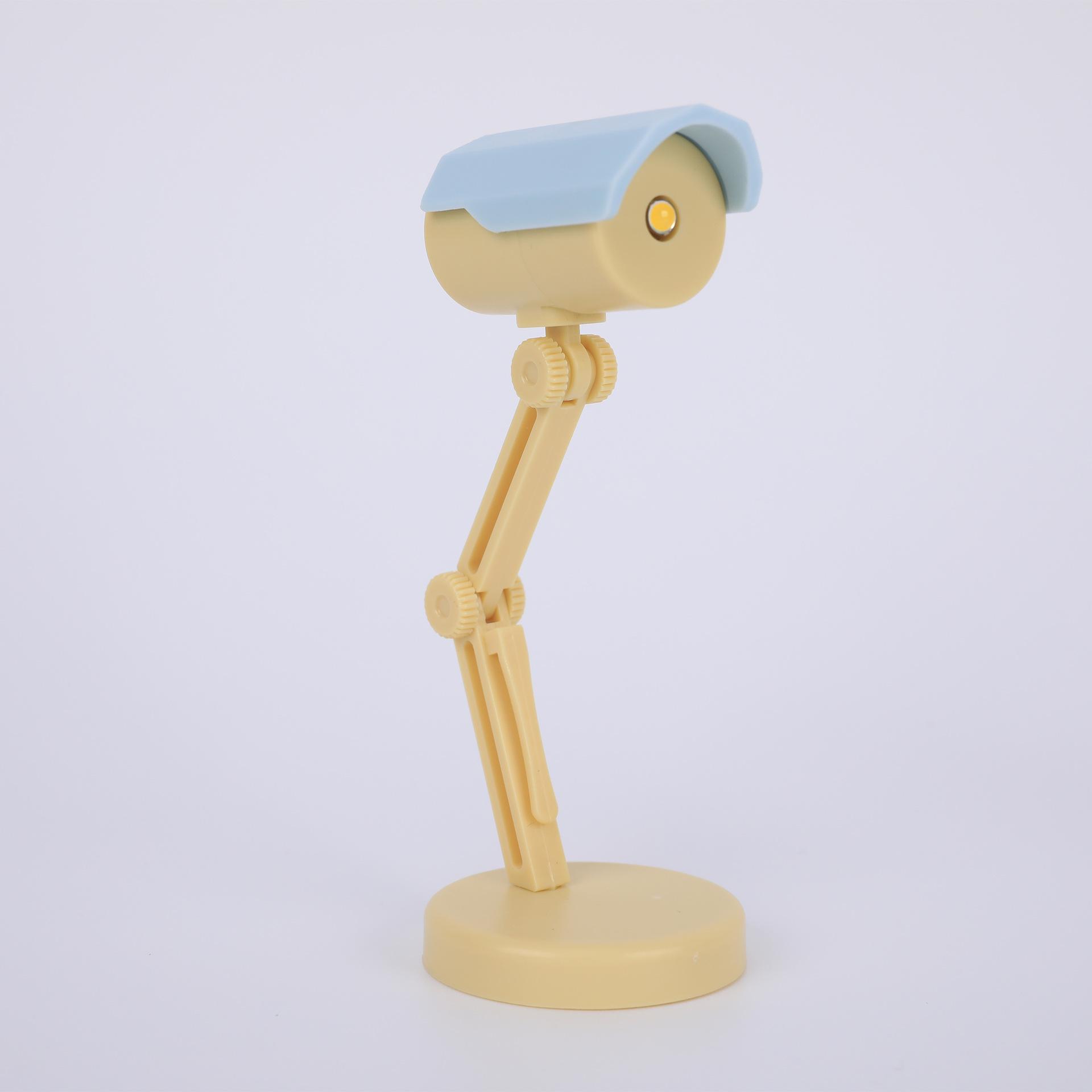 

Мини светодиодная настольная лампа TikTok: Складной ночник для спальни и кабинета, защита глаз. жёлтый