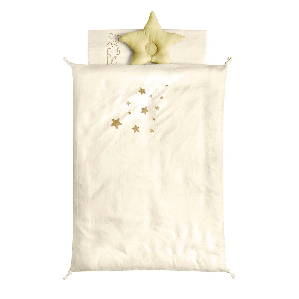 Organic Ecru Baby Bedding Premium Set Bedding and Loop Sleep 21251058 Single [10mois] (Egg Mat)