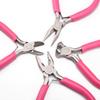 Cute Fuchsia Handle Anti-slip Splicing and Fixing Jewelry Pliers Tools & Equipment Kit for DIY Jewelery Making Needlework