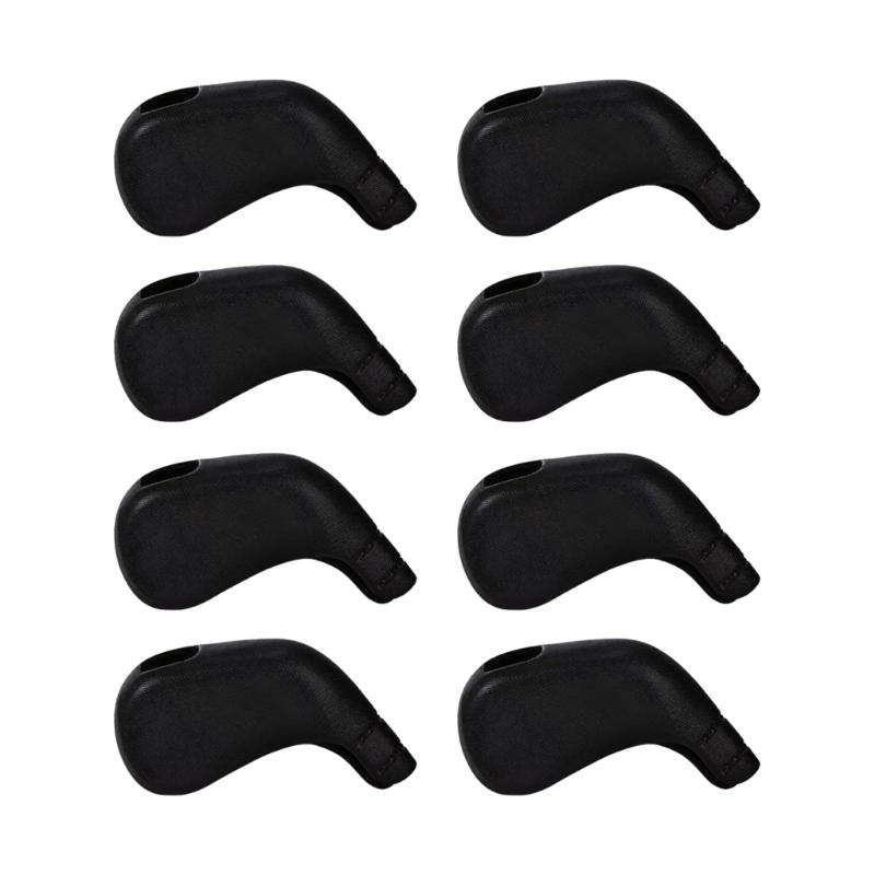 High Elastic Golf Iron Head Cover Thick Soft PU Golf Head Cover Replacement Headcover Protective Cover Protector