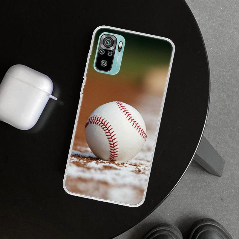 

Baseball Sport Phone Case Cover for Xiaomi Redmi Note 15 14 13 12 11 Pro Plus 14S 12S 11S 11T 11E 10S 10 Customized Fundas Redmi Redmi Note 14 Pro 5G
