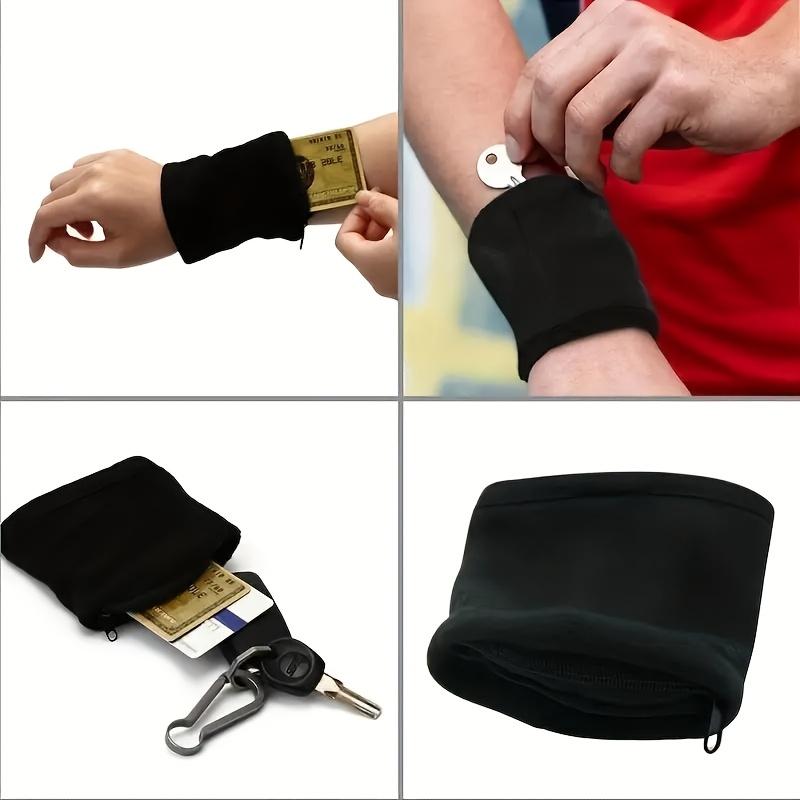 1pc Women Sports Wrist Wallet Large Capacity Sweat-Absorbent Armband for Running, Fitness, and Outdoor Activities, Armband
