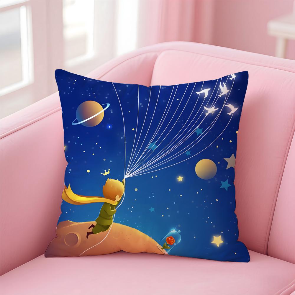 anime T-The L-Little Prince Cushion Cover Comfortable Reversible Pillow Cover Ideal for Car Sofa Bedroom & Beyond