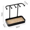 Plastic Jewelry Stand Space Saving Black Jewelry Organizer White Multifunctional Jewelry Display Stand Desktop Use