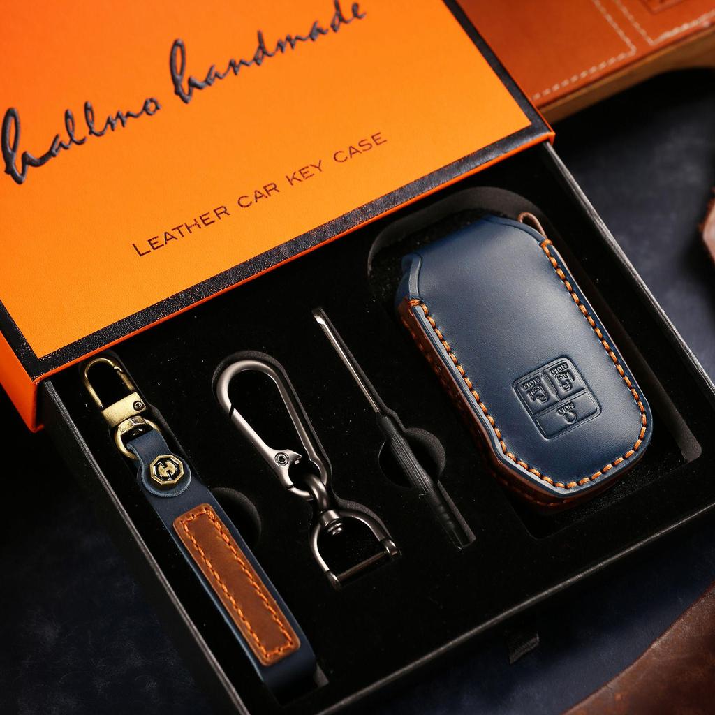 Pokrowiec na kluczyk z prawdziwej skóry dla Kia Carnival 2021 - Trwała ochrona z biznesowym stylem