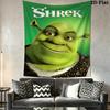 Shrek Green Ogre'S Tale Tapestry Wallmounted Background Cloth Home Decor Wall Decoration Wall Covering Decoration