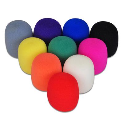 10 Farben Handmikrofon Mic Grill Windschutzscheibe Windschutz Schwammschaumabdeckung