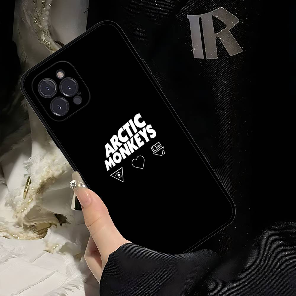 Logo A-Arctic M-Monkeys Telefoonhoesje Voor IPhone 16 17 Air 15 14 13 12 11 Pro Max 16E Plus Fundas