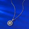 Longlongjin S925 Silver Snowflake Astrolabe Necklace - Fashionable Christmas Style Accessory