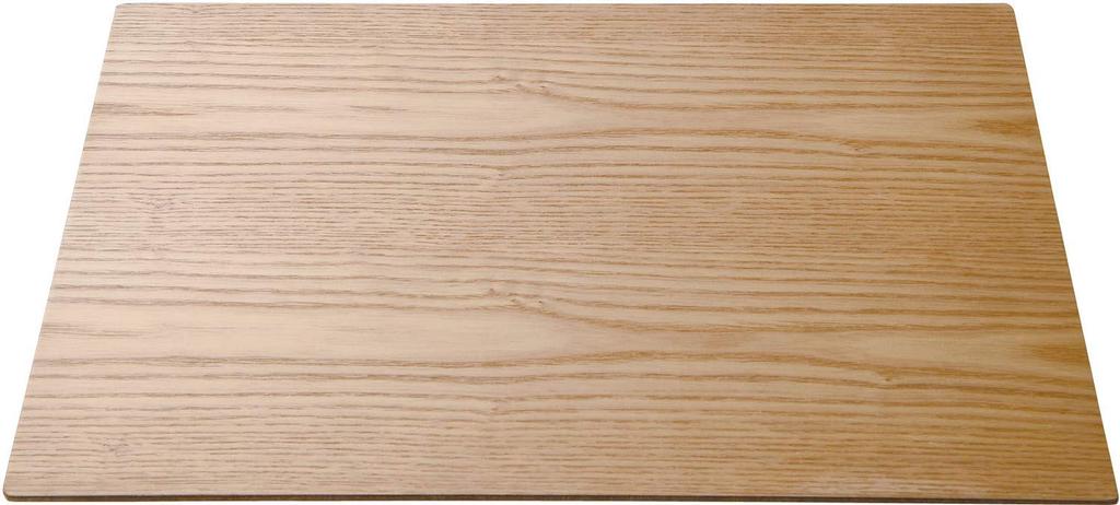 Ase Shinzo Shoten Long Actual 39 x 29 x cm 13.0 Placemat, Ash, R37-07, Size 0.6