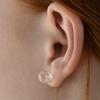 Tatiana (925 Silver) Basic Clear Stud Earrings EC3231