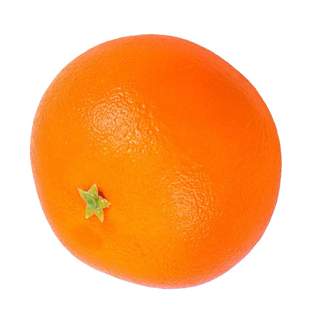 Fake Fruit ABS Realistic Delicate Artificial Simulation Fruit Props for Photography Display Yellow Orange