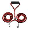Strong Dual Dog Leash Double Dog Leash 360 Swivel No Tangle Double Dog Walking Training Leash Comfortable Pet Leads for Two Dogs